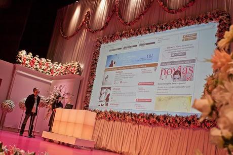 Coctel y teatro en la presentacion oficial de Webnovias