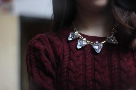 The burgundy inspires me