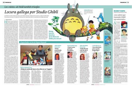 Generación GHIBLI en el diario La Voz de Galicia