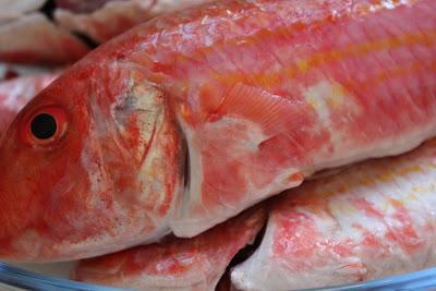 Salmonetes con Lima. Reduciendo calorías.