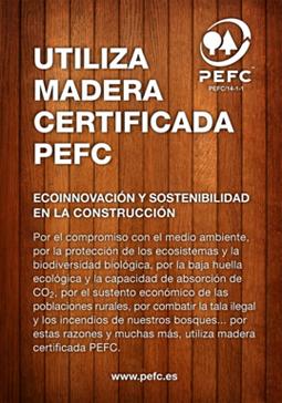 campañas para la utilización de madera certificada PEFC