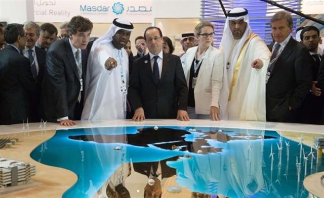 El presidente Hollande en la apertura del WFES 2013