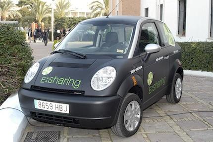 el coche eléctrico es una buena opción para el car sharing