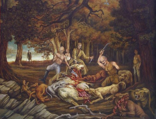 Afiches: The Cabin in the Woods + Cuadro bizarro