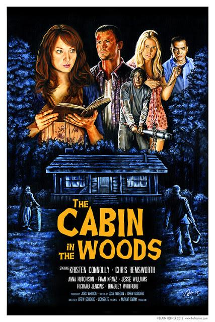 Afiches: The Cabin in the Woods + Cuadro bizarro