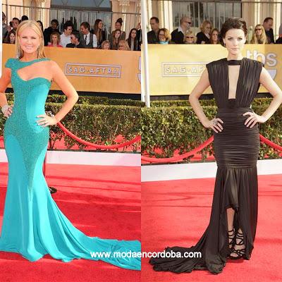 Moda y Tendencia en los Premios SAG.El Azul Noche , el elegido por las actrices.