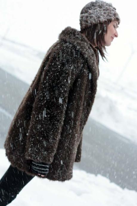 Abrigo bajo la nieve…