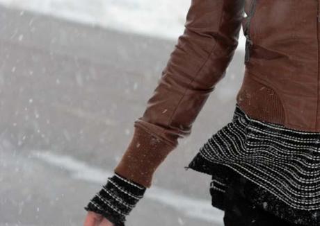 Abrigo bajo la nieve…