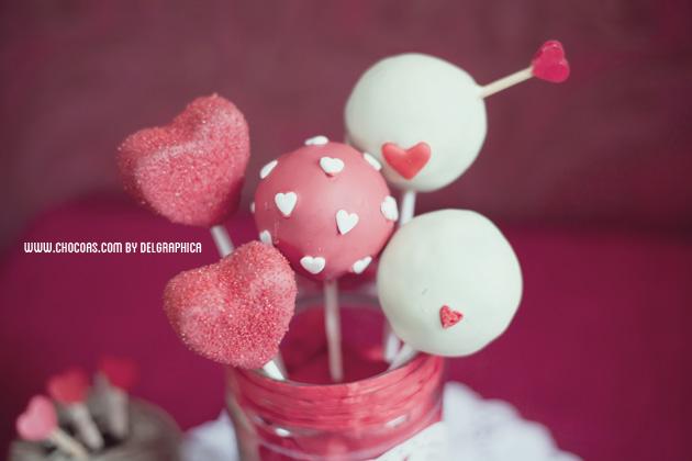 San valentín / Valentines day - cakepops , biscoletas, biszcobolas
