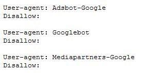 robots text google