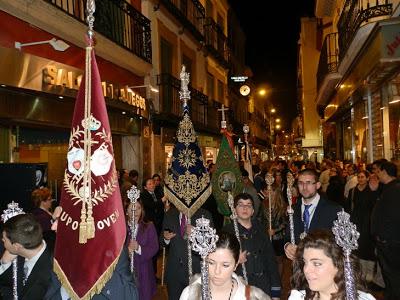 El Grupo Joven en la procesión del Niño Jesús de Praga de la Colegial del Santo Ángel.