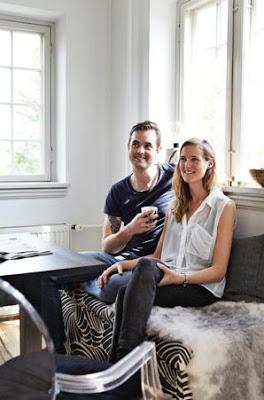 Un apartamento de lujo renovado en Gentofte.