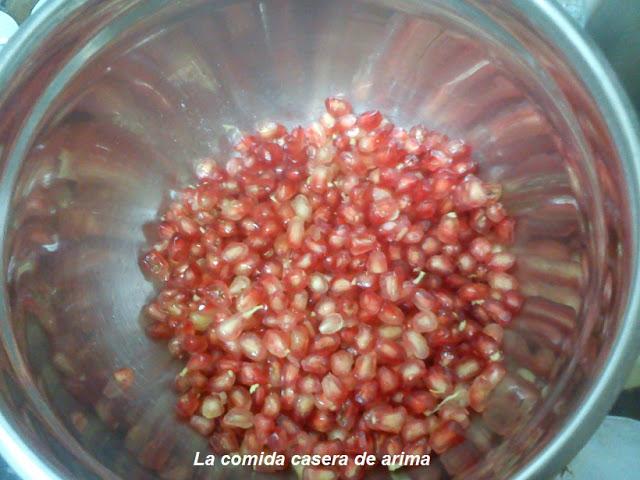 Tarta de granada