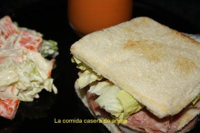 Sandwich Arima Vacaciones.