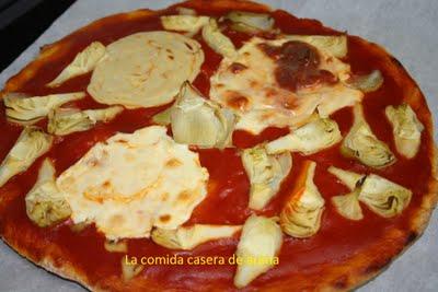 Pizza tres quesos