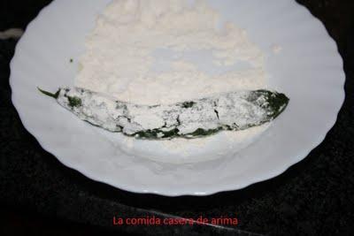 Fingers de espinacas y queso