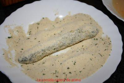 Fingers de espinacas y queso