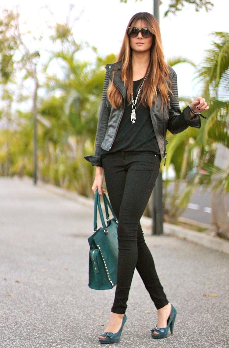 Fashion blog blog de moda marilyn's closet blogger black leather studded