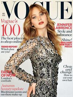 Portada de Vogue UK Noviembre 2012