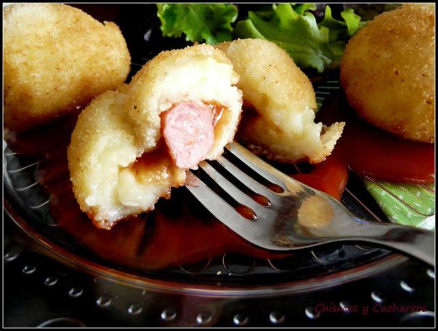 Bombas de Patata Hot Dog