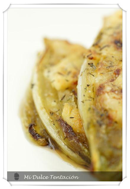 Endibias Caramelizadas con Queso