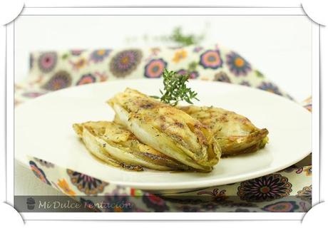 Endibias Caramelizadas con Queso