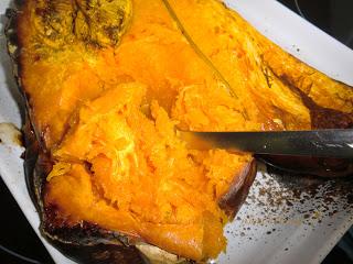 Lombarda glaseada con calabaza