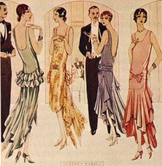 flappers vestidos