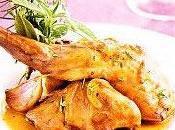 Receta Conejo salsa huerta