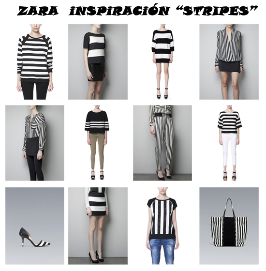 zara rayas blanco negro 2013