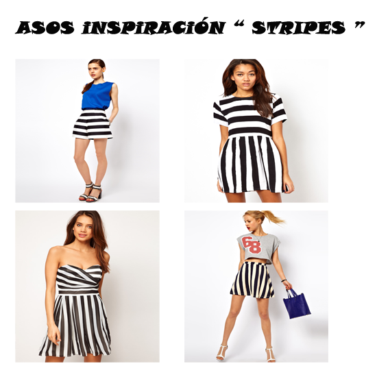 asos rayas blanco negro