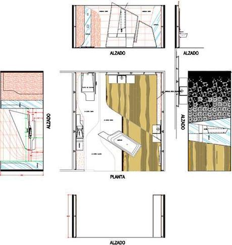 A-cero diseña el stand de la colección Spirit para el showroom de Porcelanosa en Vila-real, Valencia.