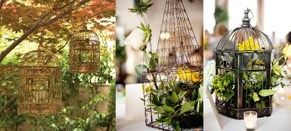Decoración con jaulas