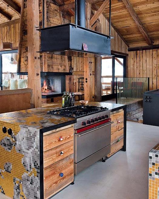 Un chalet bohemio en los Alpes franceses