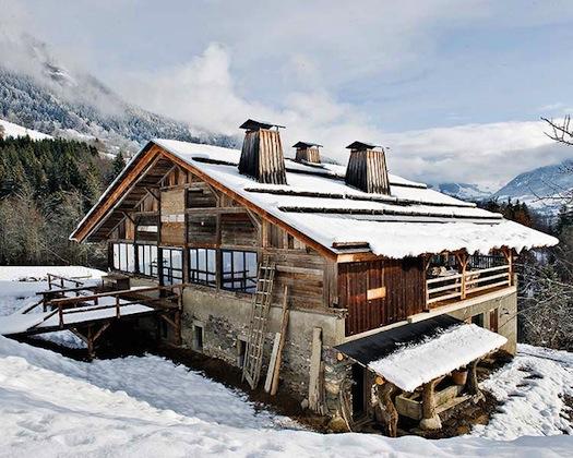 Un chalet bohemio en los Alpes franceses