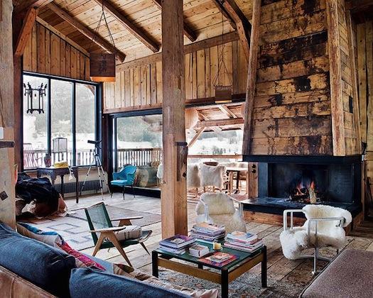 Un chalet bohemio en los Alpes franceses