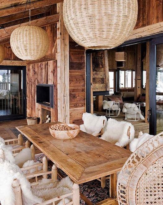 Un chalet bohemio en los Alpes franceses