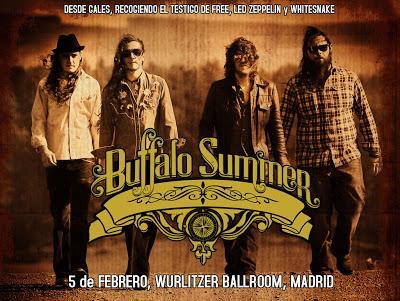 Buffalo Summer. Gira Española. 2013.