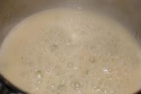 Alcachofas a la veloute con jamon