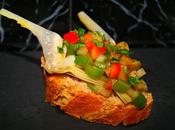 Pintxo alcachofa vinagreta