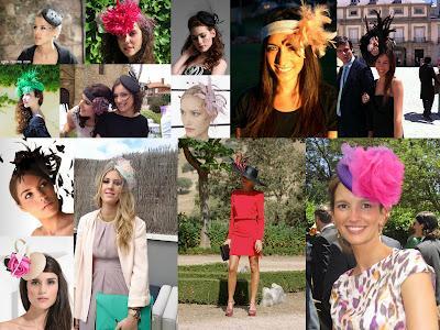 Protocolo en la Vestimenta de las Invitadas collage tocados invitadas2