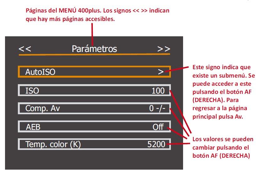 Manual de uso EOS 400D+/Xti+