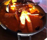 Arroz caldoso con cigalas