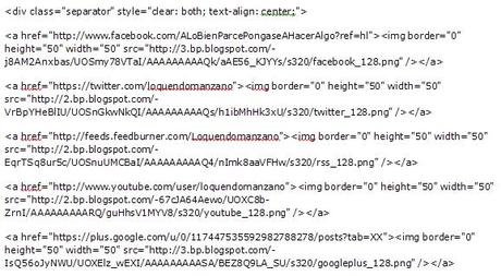iconos de redes sociales en blogger iconos de redes sociales en blogger