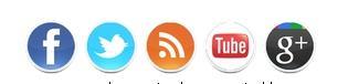 iconos de redes sociales en blogger iconos de redes sociales en blogger