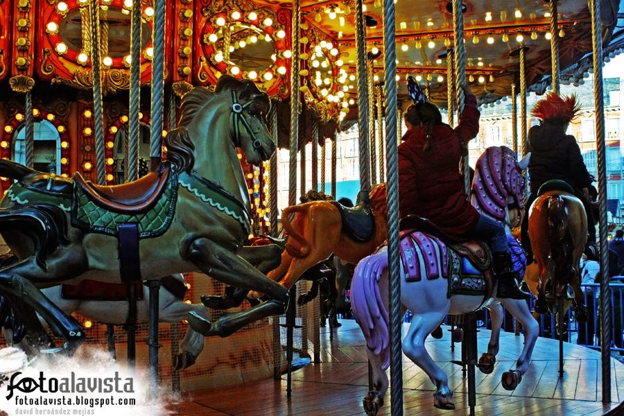Caballitos en la Plaza Mayor