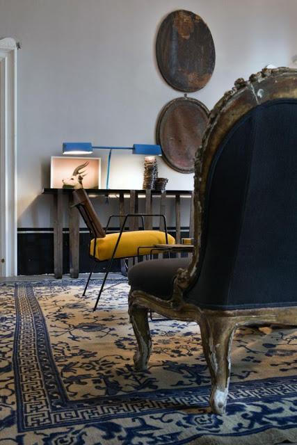 Lo viejo y lo nuevo en un apartamento de Milán