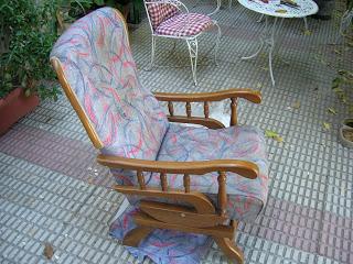 Sillón mecedoraSe trata de la rehabilitación de un sillón...