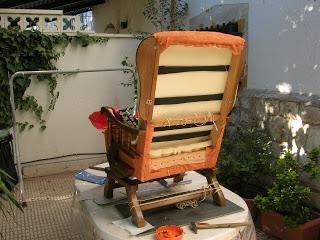 Sillón mecedoraSe trata de la rehabilitación de un sillón...