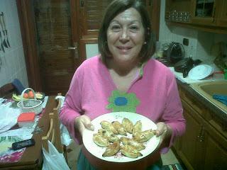 Seguidora de Cuinar i Viatjar. Receta: Caramelos de Calabacín y Salchicha